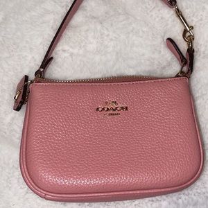 Mini pink coach bag
